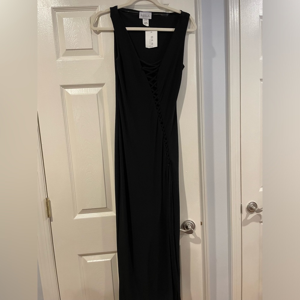 Never worn black maxi dress